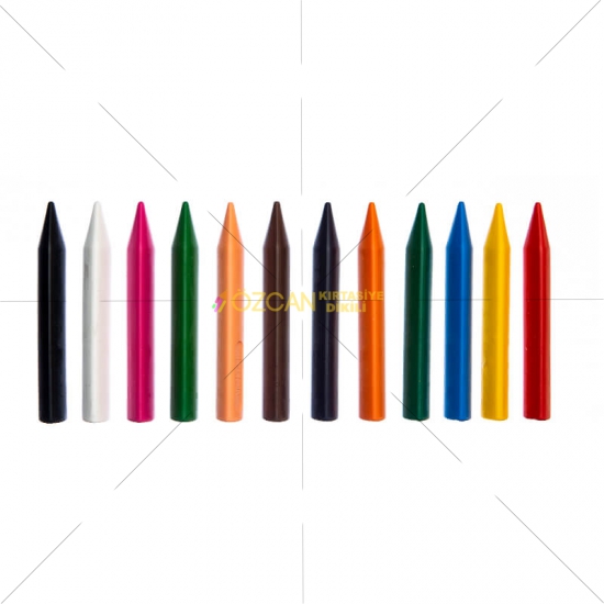 Extra Jumbo ( Mum ) Wax Crayon 12 Renk