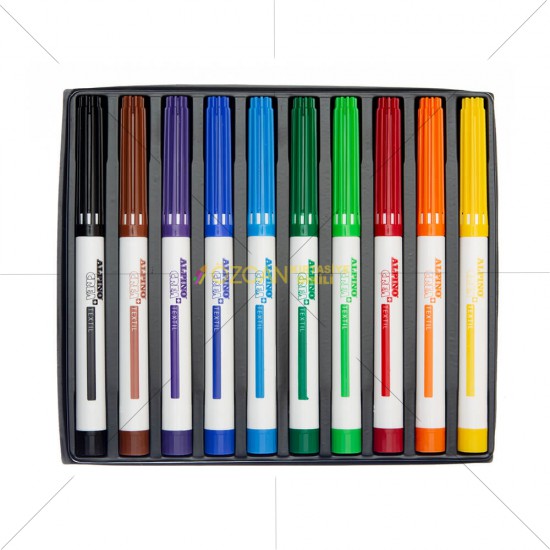 Alpino Kumaş için KEÇELİ Kalem 10 Renk